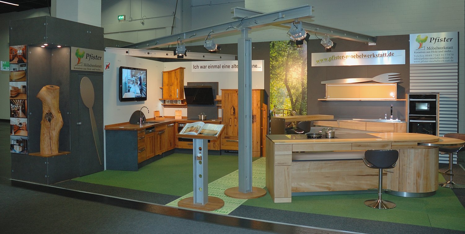 Messestand Pfister Möbelwerkstatt