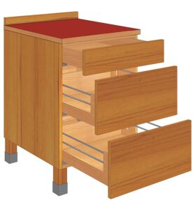 Küchenmodul mit Schubladen