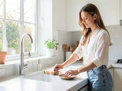 Keramikarbeitsplatten sind leicht zu pflegen und in vielfältigen Farben zu bekommen